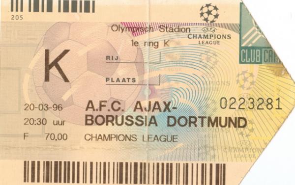 1996 03 20 Ajax   Borussia Dortmund